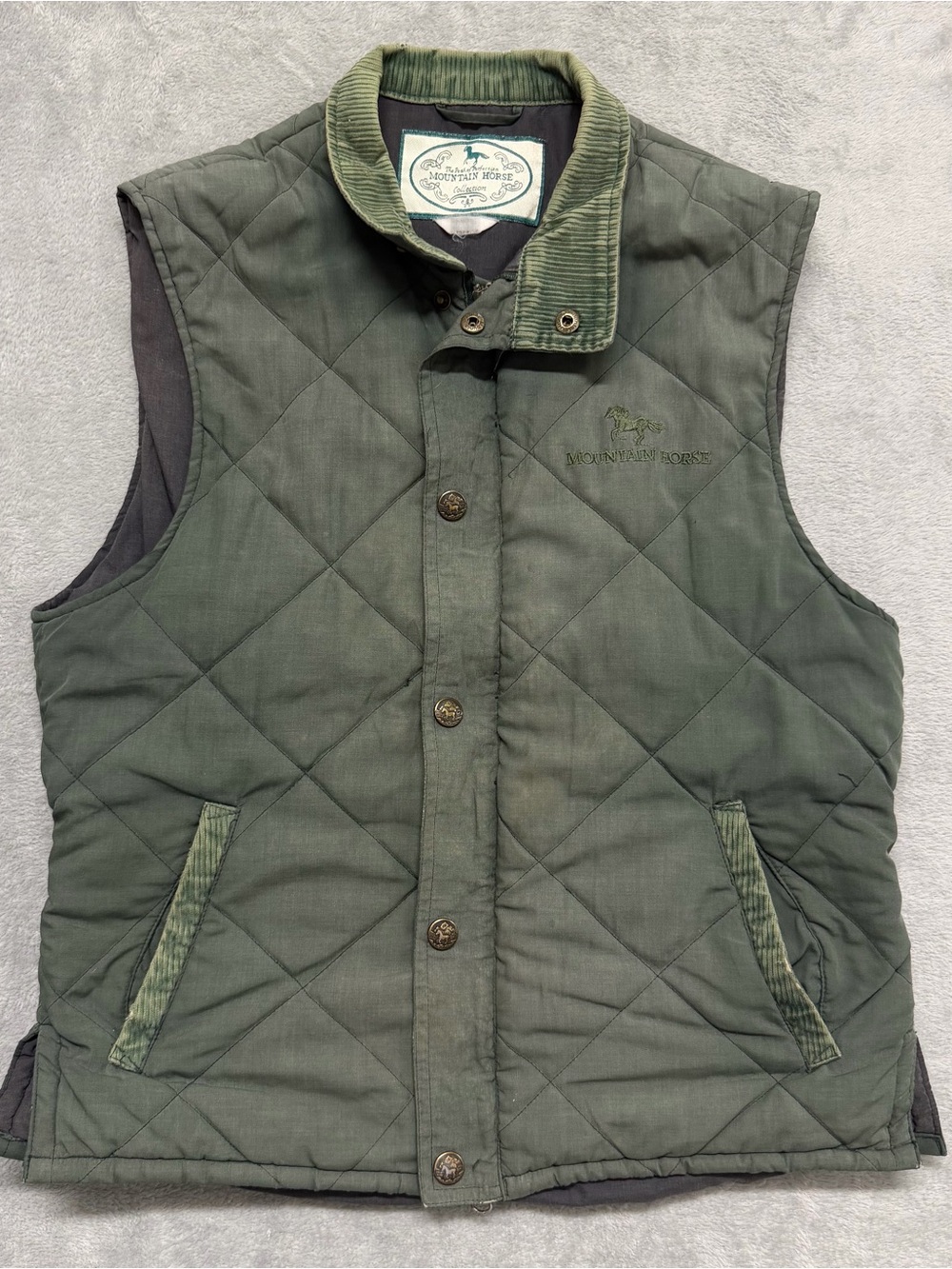 Mountain Horse Size Small Most Technical Riding Vest Green Equestrian Horses